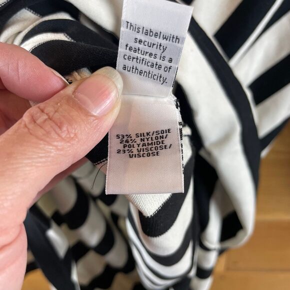 Diane Von Furstenberg Blockstripe Sweater Dress - Picture 6 of 7